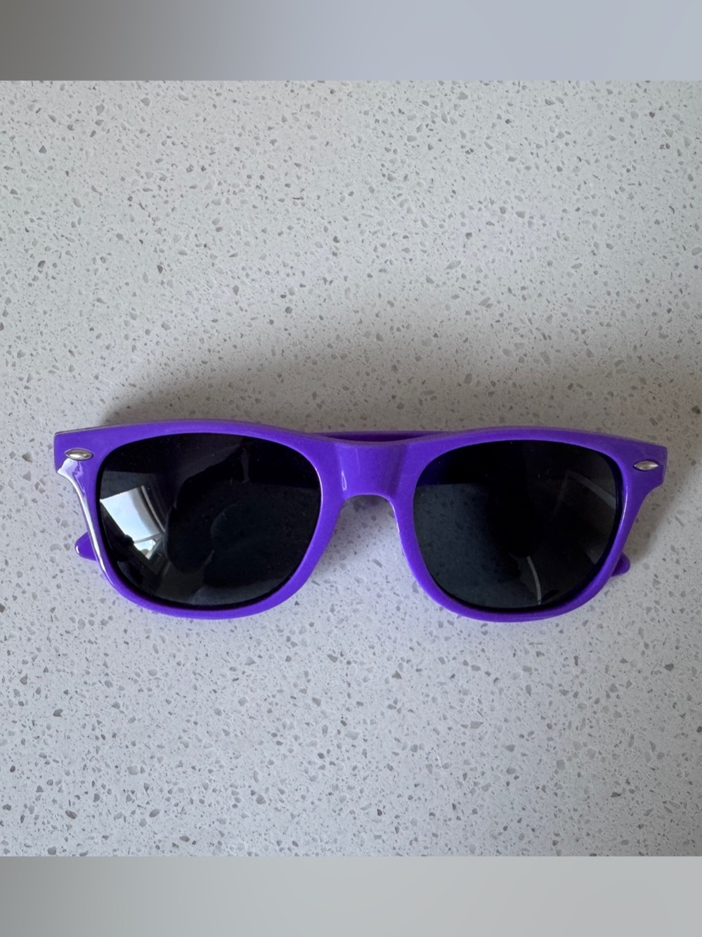 Purple Oversized Sunglasses